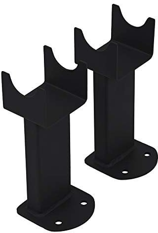 Milano Capri Java Radiator Floor Mounting Feet - Black