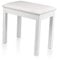 Gator Frameworks Traditional Wooden Keyboard & Piano Bench; White (GFW-KEYBENCH-WDWH)