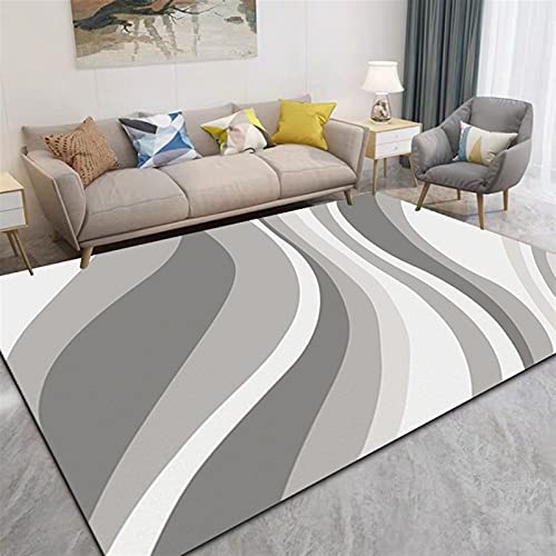 LIVEINU Skandinavien Stil Modern Teppich mit Anti-Rutsch Unterstützung Abwaschbarer Kurzflor Teppich Fußmatten für Wohnzimmer, Esszimmer, Schlafzimmer oder Kinderzimmer 180x280cm ST9812-20