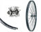 Vorderrad 27,5 Zoll DH25 Disc Shimano M6000 schwarz Center Lock 25-584 Laufrad