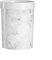 TOMYEUS Kompost Bin Kök/Skräp Modèle de marbre de Mode Poubelle en Plastique de Cuisine en Plastique Poubelle sans Couvrir Les déchets Simples Steg papperskorgen (Color : White)