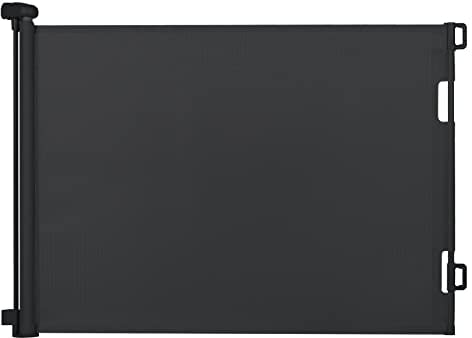 Hawthyhome Treppenschutzgitter Türschutzgitter Ausziehbar 0-140CM, Kinderschutzgitter,Schutzgitter Treppe für Babys und Haustiere Geeignet für Treppen, Türen, Terrasse (Schwarz-140CM