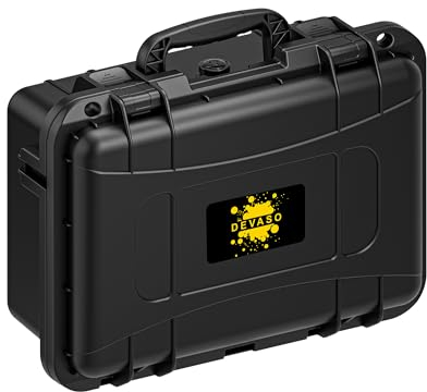 DEVASO Travel Case for Nintendo Switch/Switch OLED, Professional Deluxe Waterproof Carry Case Soft Lining Hard Case for Nintendo Switch Console, Pro Controller and Other Accessories