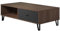 trendteam smart living - Couchtisch Wohnzimmertisch - Wohnzimmer - Montez - Aufbaumaß (BxHxT) 110 x 37 x 60 cm - Farbe Eiche Kraft Gold mit Graphit - 2102113C4