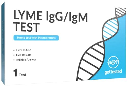 GetTested Lyme IgG/IgM Rapid Test Kit, 10-Minute at-Home Results for Lyme Disease Test, Convenient, Private and Easy to Use, No Appointment or Lab Required