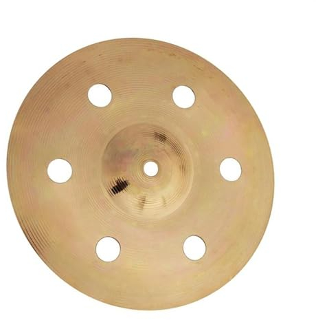 Instrumento De Percusión Platillos De Aleación De Bronce Platillo De 10 Con 6 Agujeros Platillo De Efecto Para Baterista Juego de Platillos