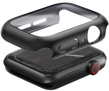 UNIQ Nautic Uhrengehäuse kompatibel mit Apple Watch (45 mm) Schwarz
