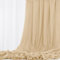 Beige Käsetuch Dekostoff für Tischläufer Hochzeitsbogen Querbehang, Weich Dünn Drapierungsstoff DIY Käsetuchstoff für Stuhlschärpe Servietten Hochzeitsdekoration - 9,2 m x 90 cm