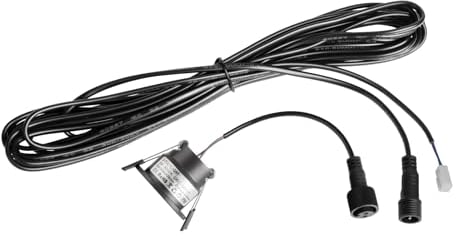 S-Polytec PREMIUM Mini LED- Einbauspots Warmweiss 3.000K, DIMMBAR, IP65, FUNK 3W Einbaustrahler Terrassenüberdachung, Bad, Sauna mit Fernbedienung (ANTHRAZIT, 1x LED-Spot)