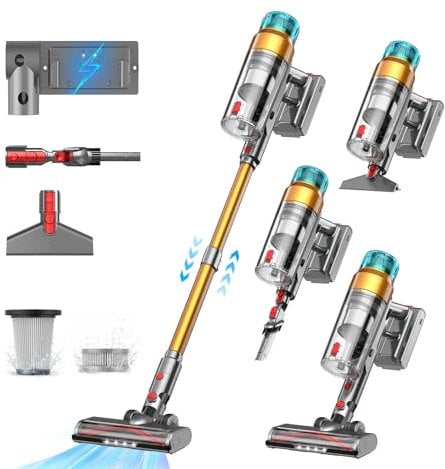 EUARY Cordless Vacuum EUARYCleaner 600W 55Kpa