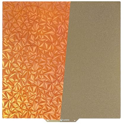 Strukturierte PEI Bauplatte für Neptune 3 Plus/Neptune 4 Plus 3D-Drucker, 330x330mm Strukturierte PEI Bauplatte + glatte PEO-Platte 3D-Drucker, flexible, abnehmbare Plattform aus Federstahl