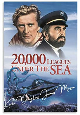 JINLIMAO Bild Auf Leinwand 30 * 50CM Senza Cornice Kirk Douglas James Mason Leinwand