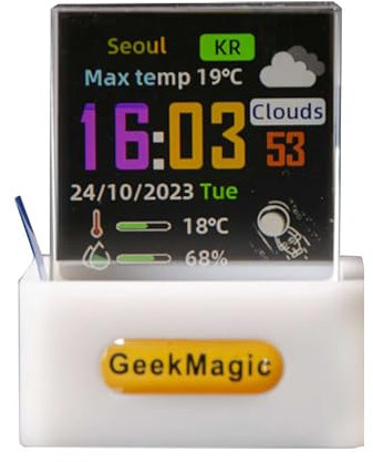 Mini-3D-Hologramm-Würfel-Display, WLAN, holografischer Kristall, 3D-Foto-Display, intelligente Wetterstation, Digitaluhr, Echtzeit-Wetter, Zeitanzeige, Geschenk, coole Desktop-Dekoration