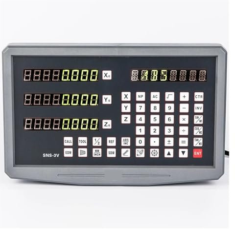 3-Achsen-DRO-Digitalanzeige-Kit for Drehmaschinen, passend for Linearskalen-Encoder for Fräsmaschinen für Fräsmaschinen