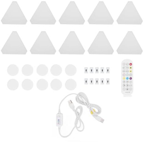 Panneau Lumineux Triangle Panneau LED LED Panneau Lumineux 16 Millions de Couleurs Musique Sync de Décoration Triangulaire Lampe pour Magic Lantern App