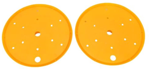 NIZUUONE Plant Pot Insert, 2pcs Removable PP Round Planter Insert with Drainage Holes for Indoor Outdoor Use Gardening (10 Inch)
