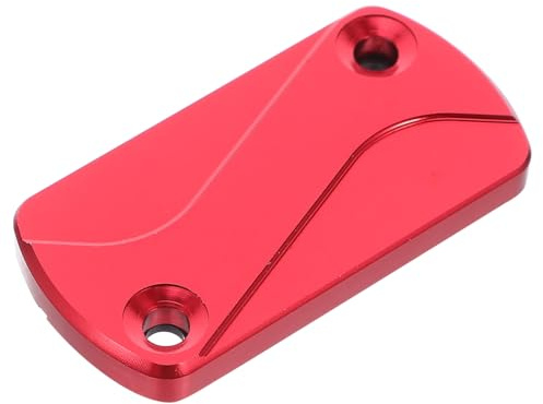 iplusmile Coperchio Serbatoio Liquido Freni in Lega Alluminio Guarnizione Resistente per Freno Anteriore Moto Compatibile con Motociclette, Accessorio Ricambio Impianto Frenante