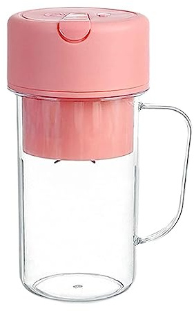 Javoryxh Licuadora Portátil Pequeña Exprimidor Eléctrico De 420ML Mezcladores De Frutas Licuadora Recargable Pequeña con Máquinas Inalámbricas Impermeables