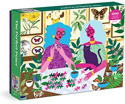 Galison 9780735375710 The Perfect Peace Jigsaw Puzzle, Multicoloured, 1000 Pieces