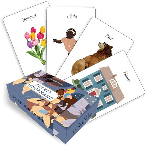 Pocket Lenormand: Simple Daily Divination (40 Full-Color Cards)