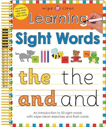 Learning Sight Words: Wipe Clean Spirals