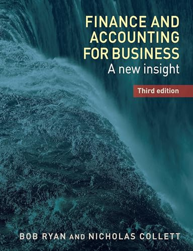 Finance and Accounting for Business: A New Insight,
