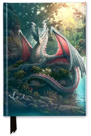 Kerem Beyit. Mama Leaf Dragon (Foiled Journal) (Flame Tree Notebooks): Unser hochwertiges, liniertes Blankbook mit festem, künstlerisch geprägtem ... Notizbuch DIN A 5 mit Magnetverschluss)