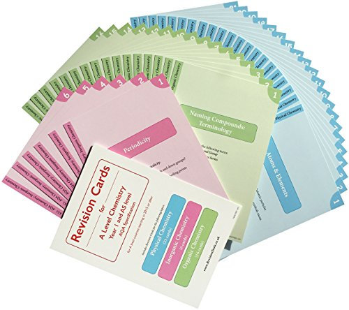 Black Dragon Revision Cards for A Level Chemistry: AQA, Year 1 & AS