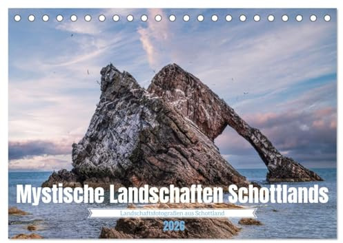 Mystische Landschaften Schottlands (Tischkalender 2026 DIN A5 quer), CALVENDO Monatskalender: Eine einzigartige Fotosammlung mit Schottlands Landschaften (CALVENDO Natur)