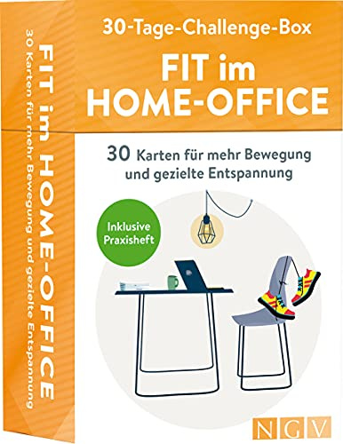 Fit im Home-Office. 30-Tage-Challenge-Box: 30 Karten für mehr Bewegung und gezielte Entspannung. Die Geschenkidee für alle, die im Home-Office arbeiten