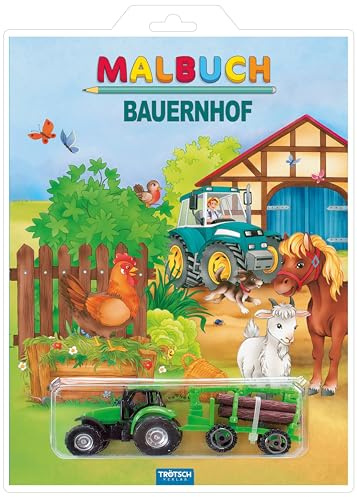 Malbuch Bauernhof: mit 2 Spielzeugen (Malbücher mit ..., Band 1)
