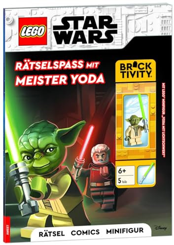 Lego® Star Wars(TM) - Rätselspaß mit Meister Yoda: mit Minifigur Yoda mit Lichtschwert