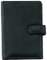 bind 10111 - Systemplaner A6, Organizer aus Nappaleder, Timeplaner in schwarz, Kalendermappe ca. 19 x 14 x 4 cm, Mappe mit Systemeinlage mit Kalender 1 Tag=1 Seite, Systemmappe mit Druckverschluss
