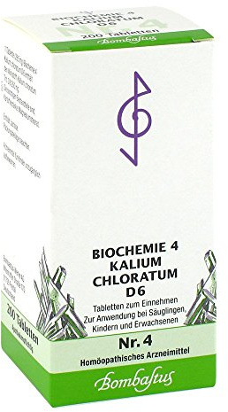 BIOCHEMIE 4 Kalium chloratum D 6 Tabletten 200 St