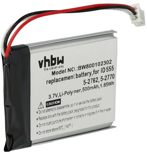 vhbw Akku kompatibel mit Grundig Scenos D | Scenos, Scenos A schnurlos Festnetz Telefon (500 mAh, 3,7 V, Li-Ion)
