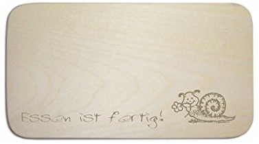 Snail with Flower Breakfast Board with Personalised Engraving