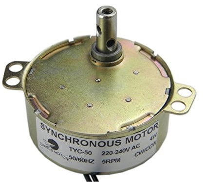 CHANCS TYC-50 AC 220V Synchronous Motor 5-6r/min CW/CCW Electric Motor Turntable Gear Box for Microwave Oven
