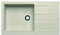 Pyramis Athlos 1B 1D Plus Spülbecken Pyragranite, 1 Stück, 86 x 50 cm, beige, 070070812