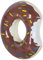 GOODS+GADGETS Aufblasbarer Donut Schwimmreifen; Schwimmring für Pool-Partys, Luftmatratze für Strandurlaub und Bade-Abenteuer (Braun, Ø 120 cm)