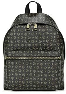 Pollini Borsa Tapiro Donna Nero-Rosso - TE8412PP03Q1100B
