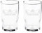 YourSurprise Bicchiere da acqua personalizzato (2 pezzi)