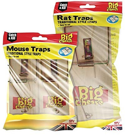 TBC Wooden Mouse Trap PK4 STV040