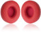YOCOWOCO Cuscinetti auricolari di ricambio per Beats Solo 2 Wireless/Solo 3 Wireless On-Ear Headphone, con pelle PU e memory foam, rosso