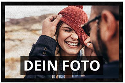 PhotoFancy Fussmatte mit Foto personalisiert - Fußmatte mit Foto Bedrucken (60 x 40 cm)