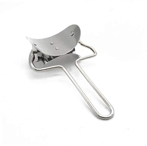 1 Piece Stainless Steel Pastry Rolling Cutter Circle Dough Blade Roller Dumpling Wrapper Mould Pie Making Tools for Home Kitchen, Diy, Gift