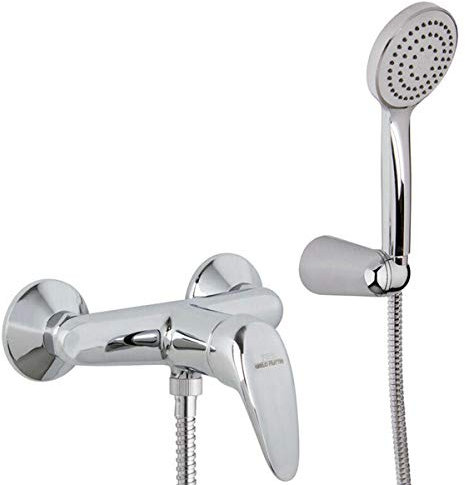 Miscelatore Doccia Fima Carlo Frattini serie 18 esterno senza deviatore con set Doccia