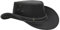 Sidewinder Rindsleder Cowboyhut Leder Western Hut Herren und Damen Western Aussie Vintage Outback Bush Old Style Hut Braun Schwarz Alle Größen