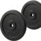 KK Cast iron Weight Plate Set.For 1 Inch Barbell Bar Dumbbells Weight Disc Pair. 2 x 2.5kg, 5kg or 10kg Barbell Weight Plates. Dumbbell Plates for Home or Gym Training or Weightlifting. (2 X 10KG)