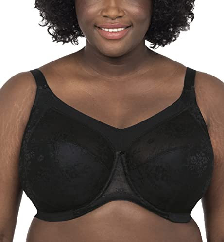 Goddess Women's Full Coverage Bra, Black, 36J US