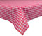 Sensalux italienische Landhaus Tischdecke, Tischdeckenrollen, Karo, rot-weiß kariert, 1m x 2,5m
